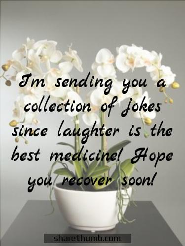 funny get well messages for a friend